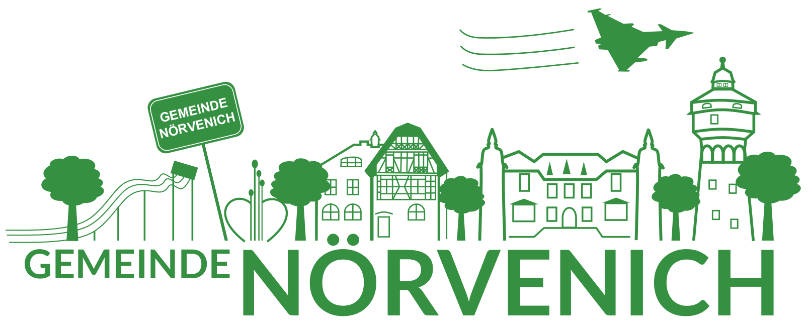 Stadtlogo grün